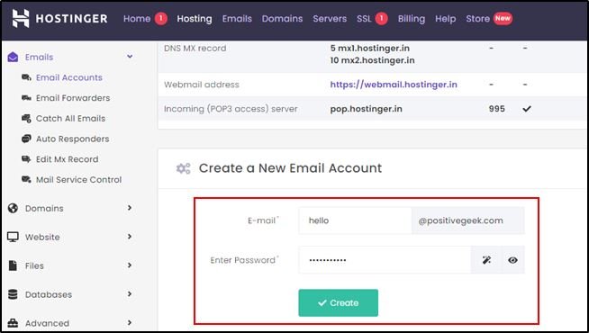 Create An Email With Custom Domain