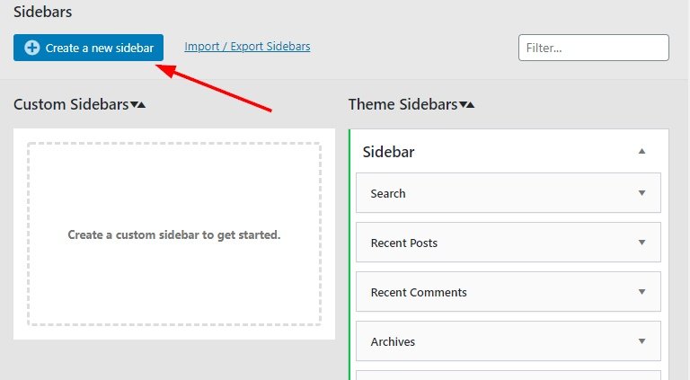 Create Custom Sidebars On Wordpress