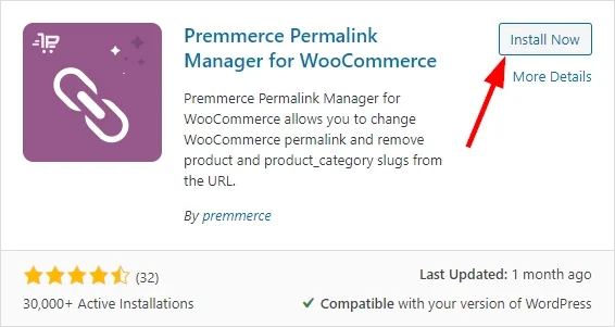 Premmerce Permalink Manager For Woocommerce Plugin Installation